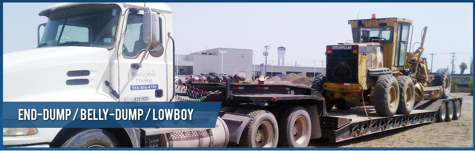 Our Lowboy has a 100,000 lbs gross weight carrying capacity.